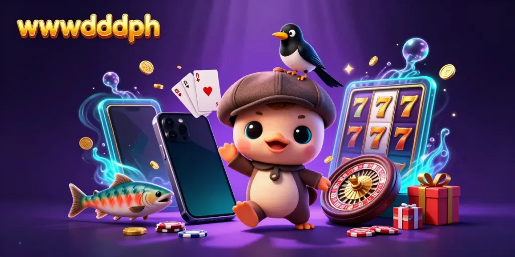 Spin colorful slots at wwwdddph while enjoying baby Nessie's playful underwater adventure.