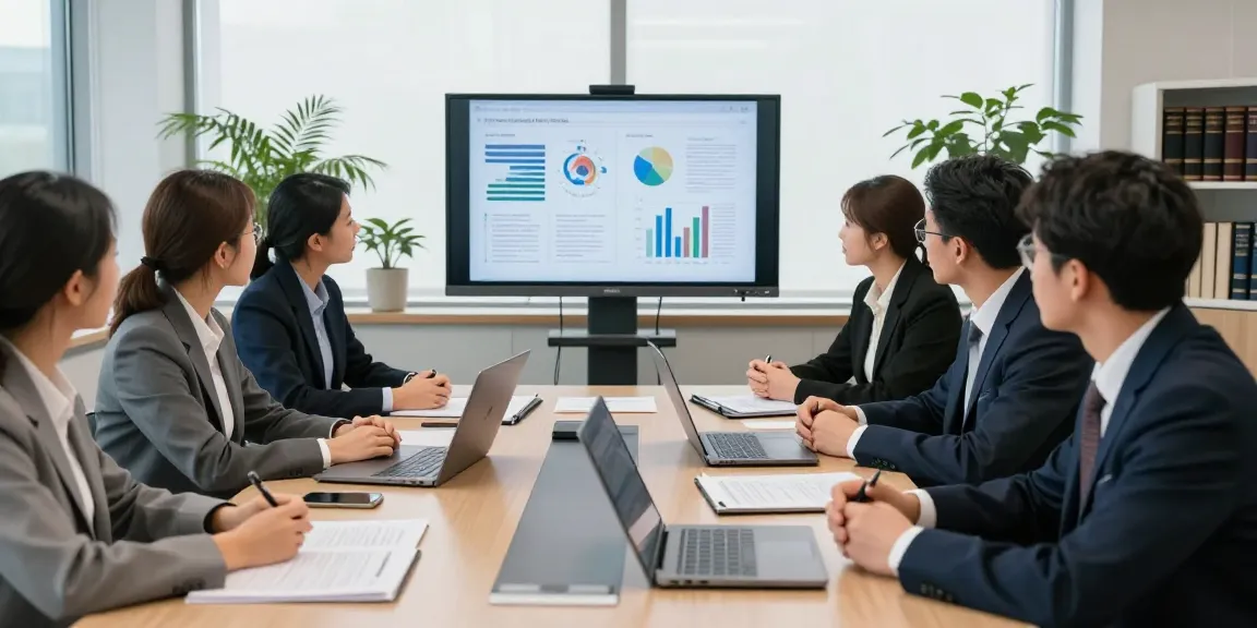 In a professional meeting, legal professionals strategize on complex cases, showcasing teamwork you can try here.