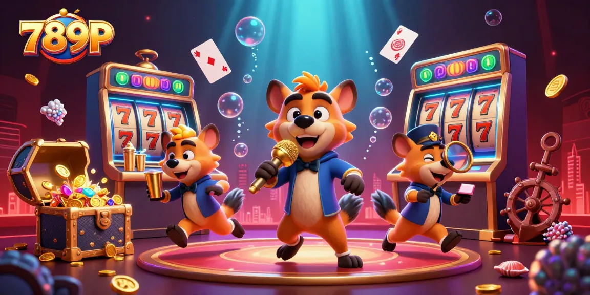 Engage in the exciting world of 789P with lively hyena characters featuring comedy and casino action.